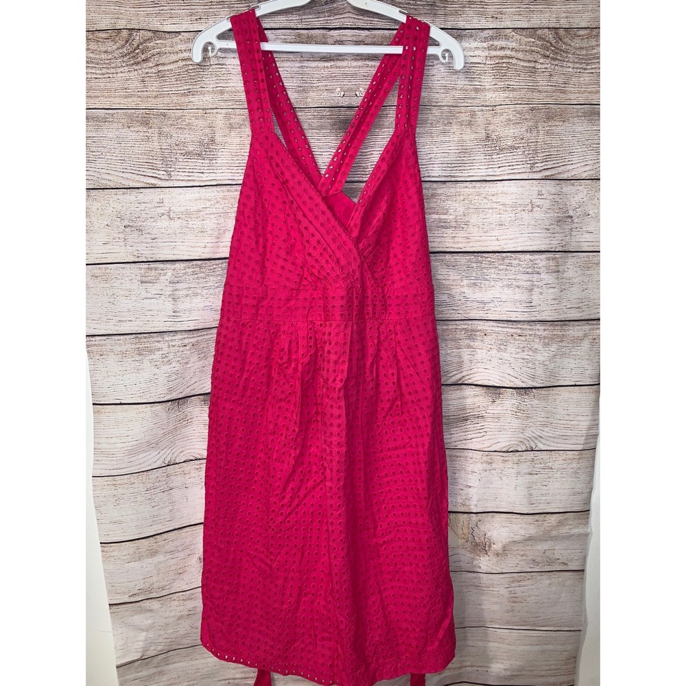 Motherhood Maternity Dress | Pink | XL | Criss Cross Back